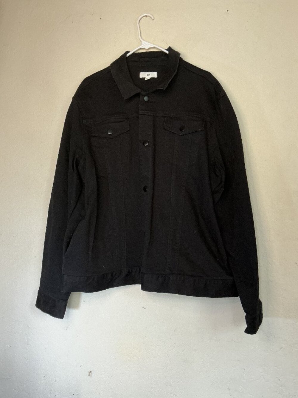 BP / Nordstrom Overdyed Trucker Jacket in Black - Mens 2XL